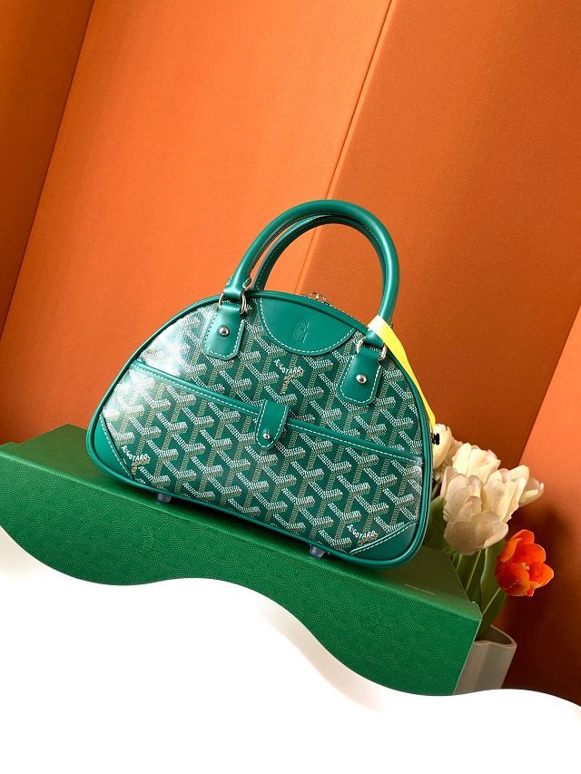 Goyard original canvas small bowling bag GY0098 green