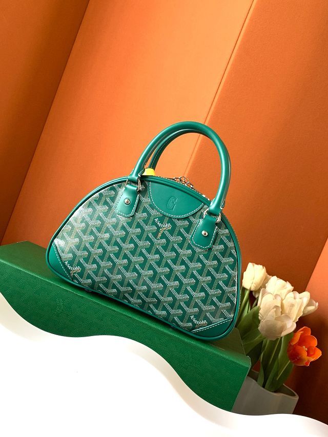 Goyard original canvas small bowling bag GY0098 green