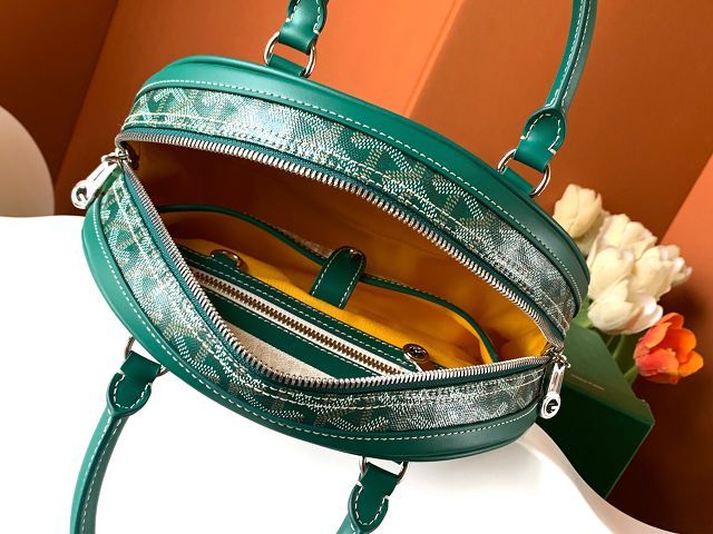 Goyard original canvas small bowling bag GY0098 green