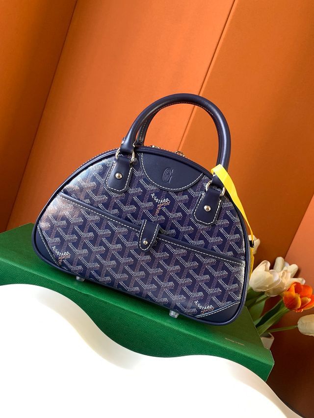 Goyard original canvas small bowling bag GY0098 navy blue