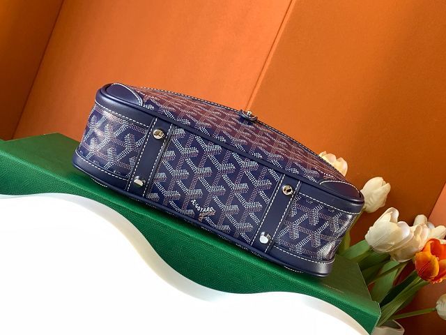 Goyard original canvas small bowling bag GY0098 navy blue