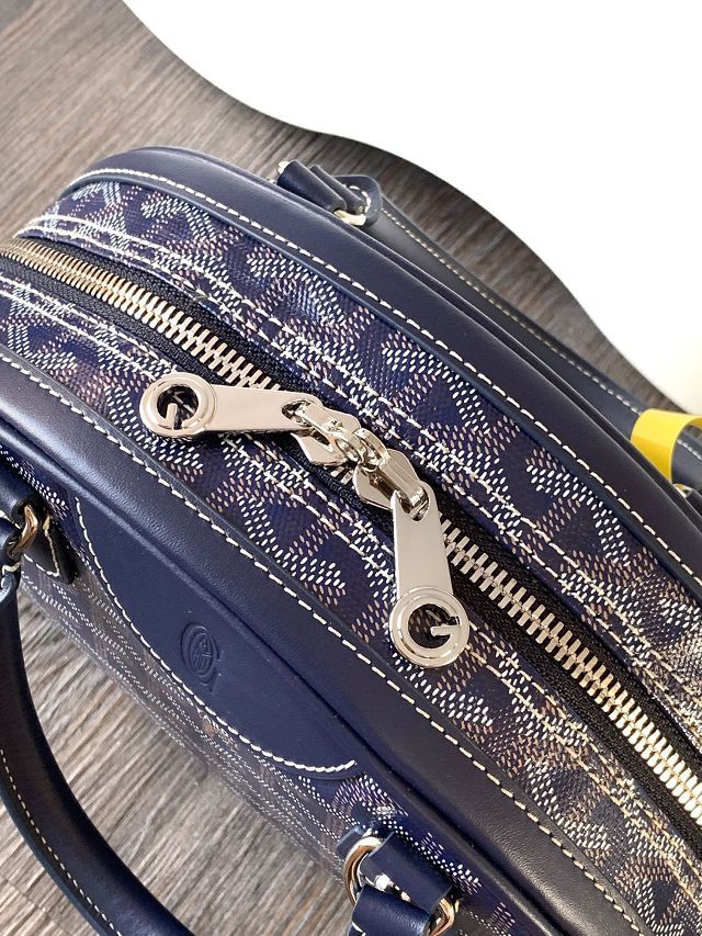 Goyard original canvas small bowling bag GY0098 navy blue