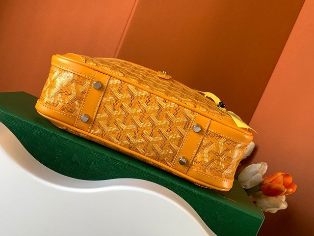 Goyard original canvas small bowling bag GY0098 yellow