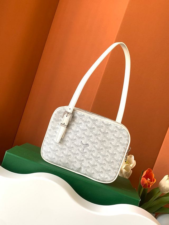 Goyard original canvas small shoulder bag GY0101 white