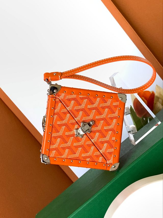 Goyard original canvas de trunk bag GY0104 orange