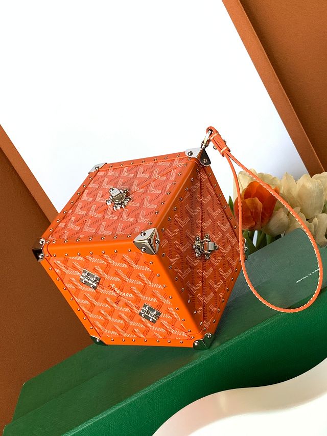 Goyard original canvas de trunk bag GY0104 orange