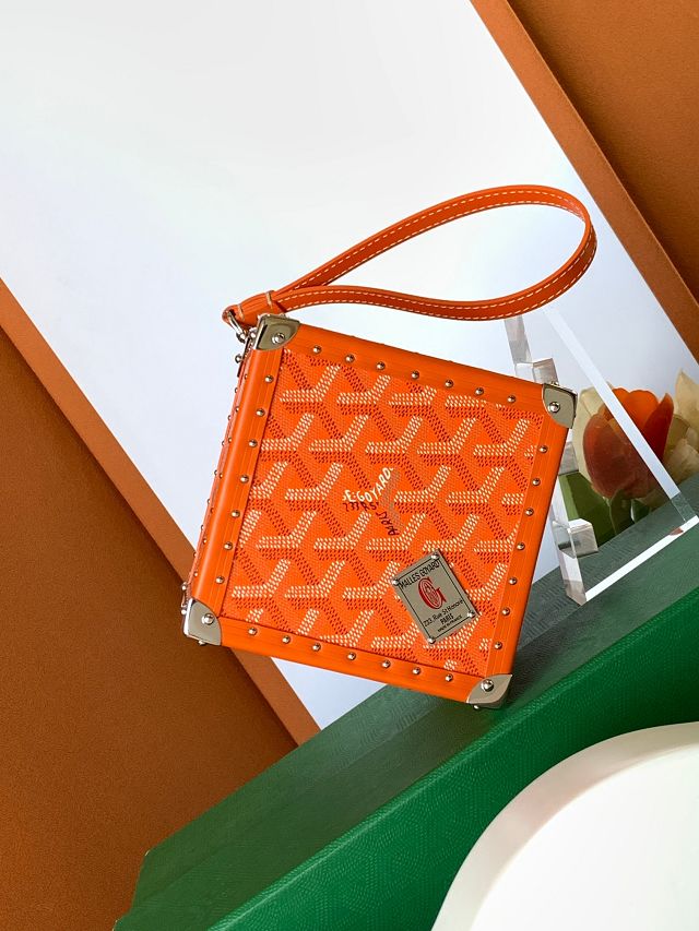 Goyard original canvas de trunk bag GY0104 orange