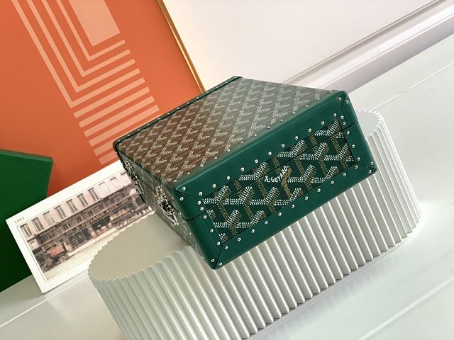 Goyard original canvas jewelry case GC00102 green