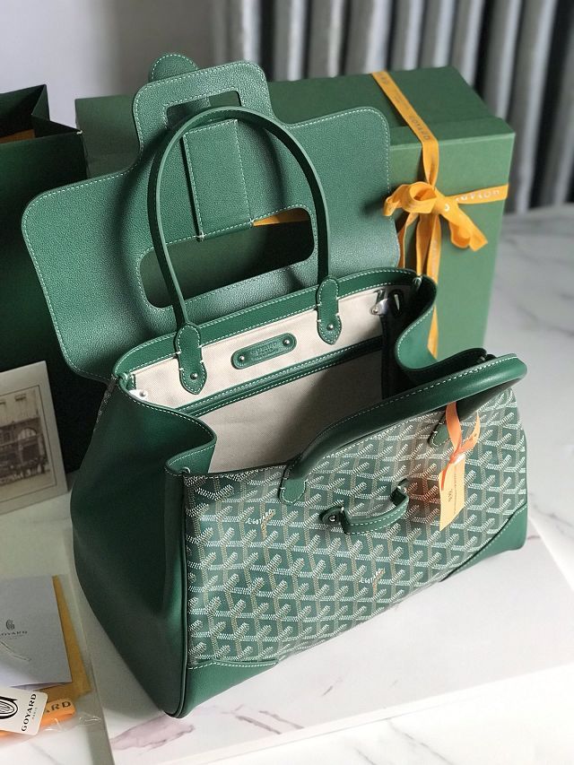 Goyard original canvas saigon tote bag GY0106 green