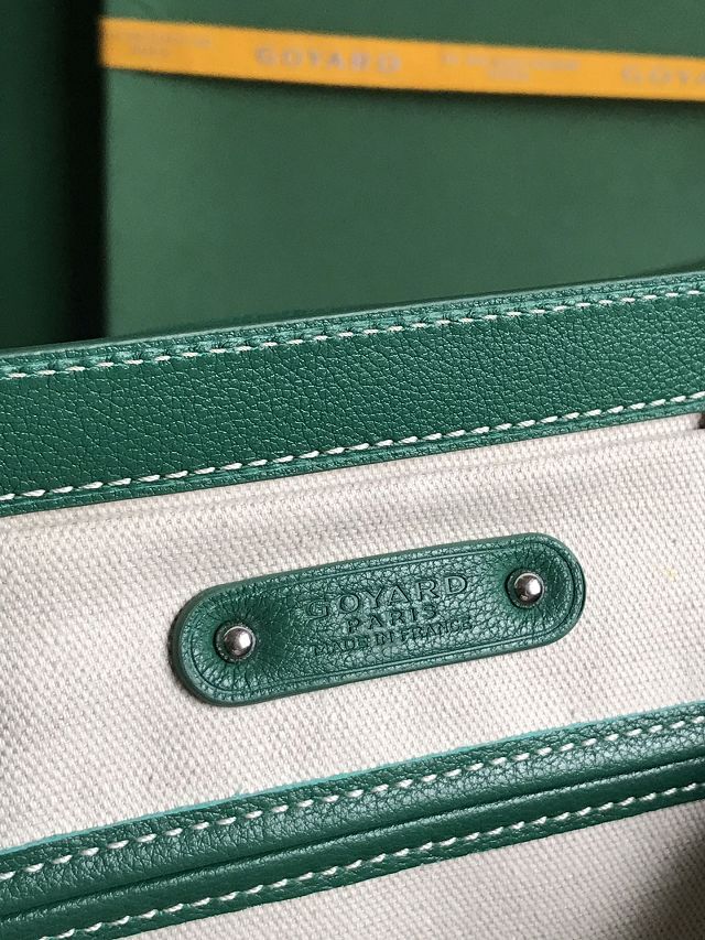 Goyard original canvas saigon tote bag GY0106 green