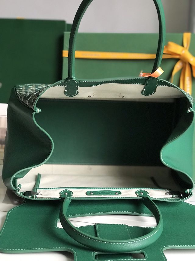 Goyard original canvas saigon tote bag GY0106 green