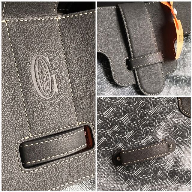 Goyard original canvas saigon tote bag GY0106 grey