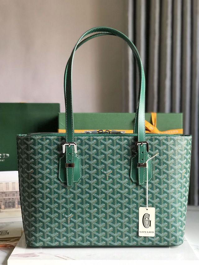 Goyard original canvas tote bag GY0105 green