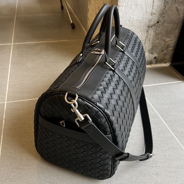 BV original calfskin medium duffle bag 650066 black