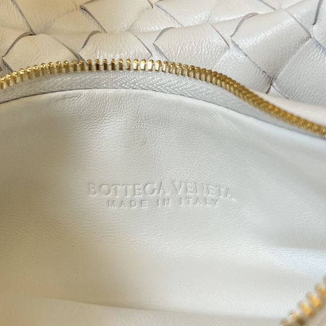 BV original lambskin small gemelli bag 776764 white