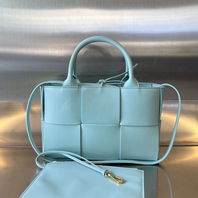 BV original lambskin mini arco tote bag 709337 tiffany blue