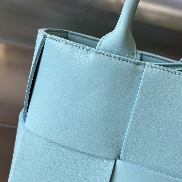 BV original lambskin mini arco tote bag 709337 tiffany blue