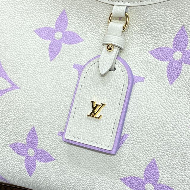 Louis vuitton original calfskin carryAll pm M24141 white&purple