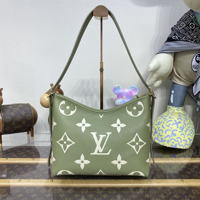 Louis vuitton original calfskin carryAll pm M46672 khaki green