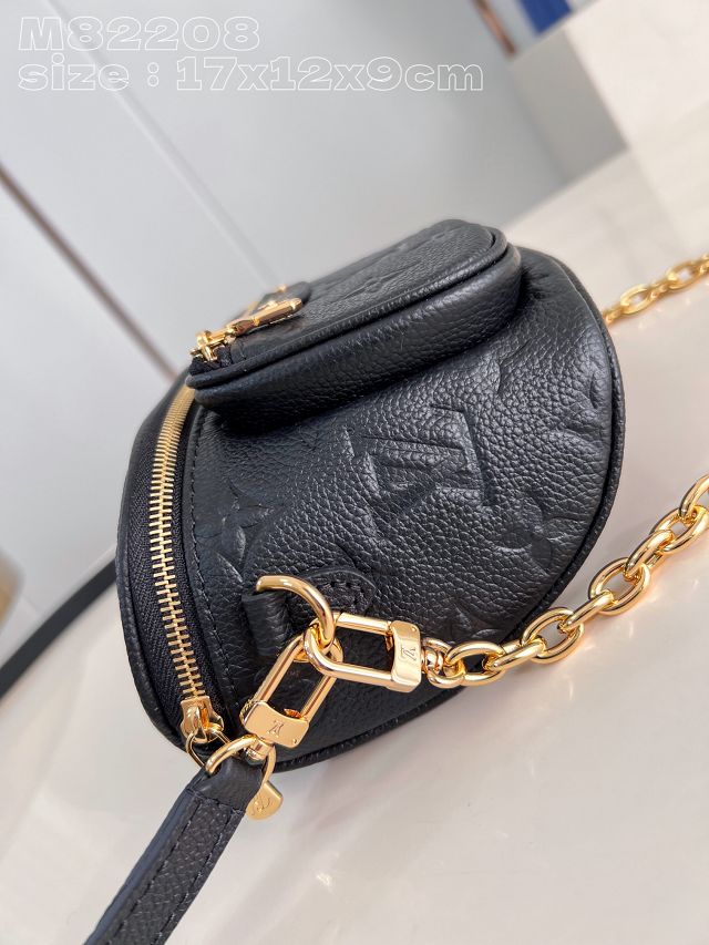 Louis vuitton original calfskin mini bumbag M46917 black