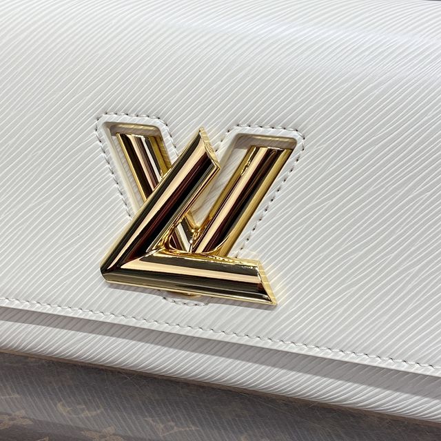 Louis vuitton original epi leather twist west M24550 white