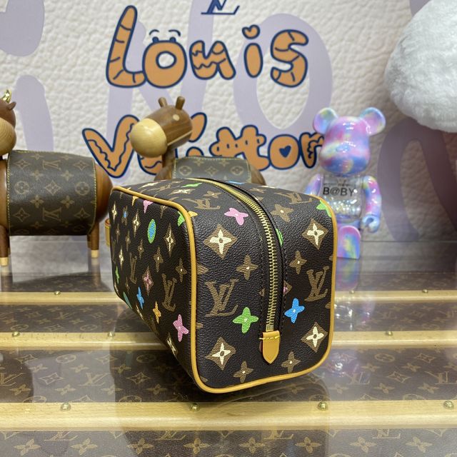 Louis vuitton original monogram canva locker dopp kit M47069