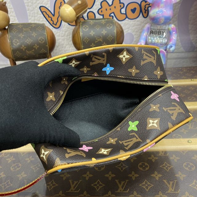 Louis vuitton original monogram canva locker dopp kit M47069