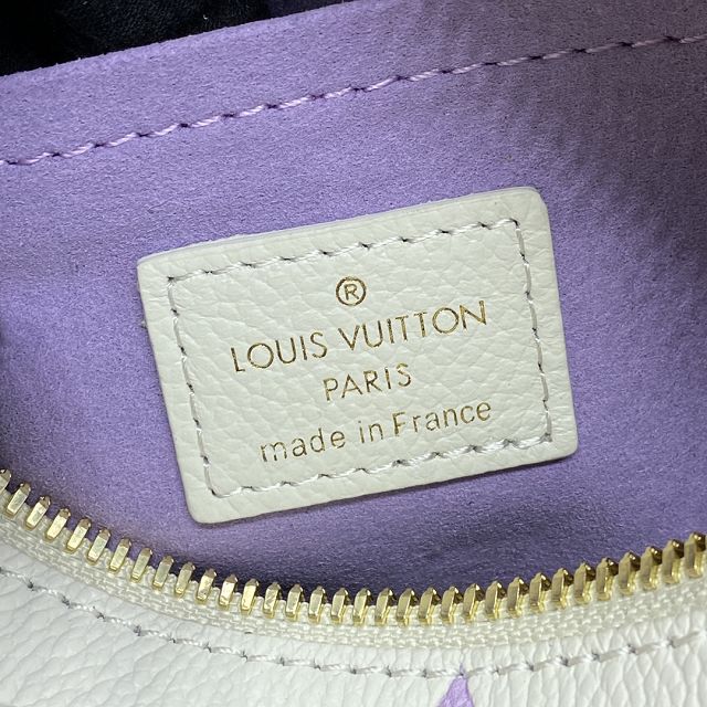 Louis vuitton original calfskin speedy 20 M46397 white&purple