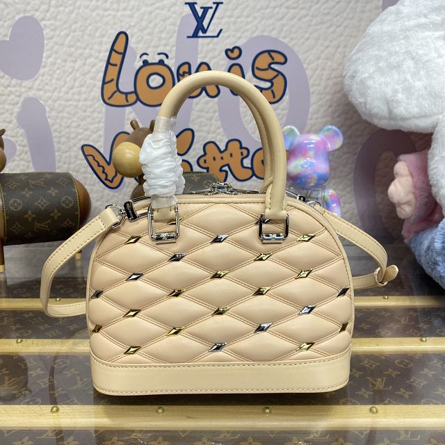 Louis vuitton original lambskin alma BB bag M24153 beige