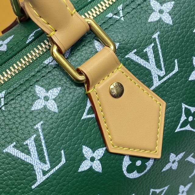 Louis vuitton original soft calfskin speedy P9 25 M24423 green