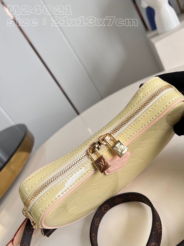 Louis vuitton original vernis leather new remix M24020 yellow