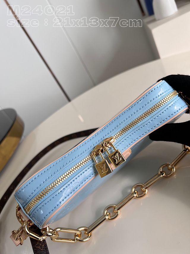 Louis vuitton original vernis leather new remix M24021 blue