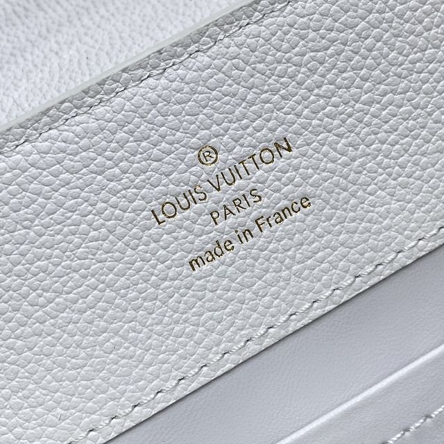 Louis vuitton original calfskin capucines east west MM M23948 white