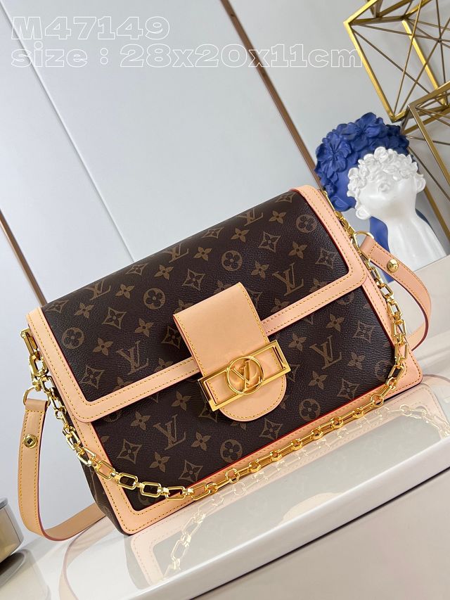 Louis vuitton original monogram canvas dauphine soft GM M47149