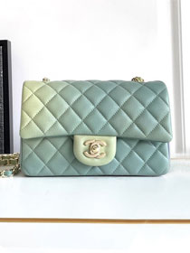 CC original lambskin mini flap bag A69900 green