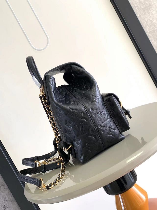 Louis vuitton original calfskin mini backpack M47072 black