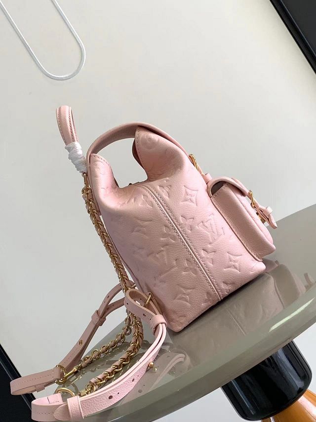 Louis vuitton original calfskin mini backpack M47074 pink