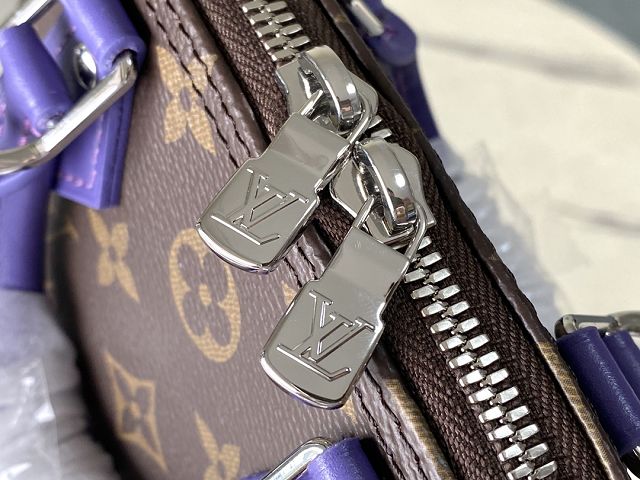 Louis vuitton original monogram canvas nano alma M83202 purple