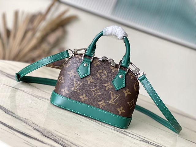 Louis vuitton original monogram canvas nano alma M83204 green