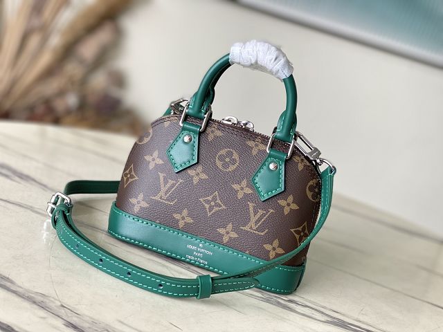 Louis vuitton original monogram canvas nano alma M83204 green