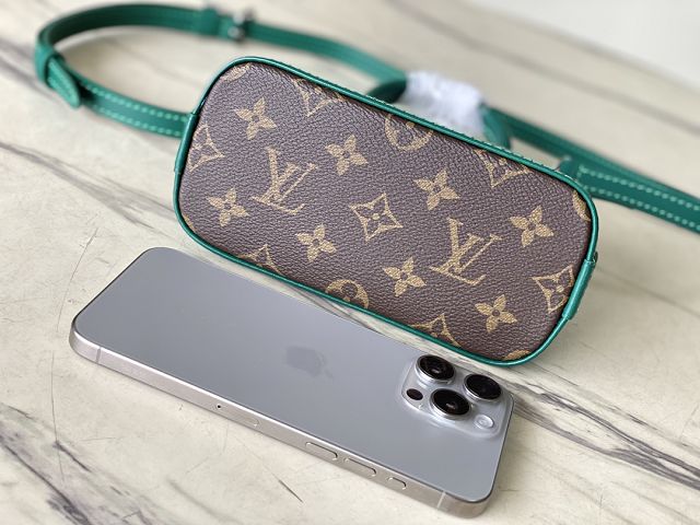 Louis vuitton original monogram canvas nano alma M83204 green