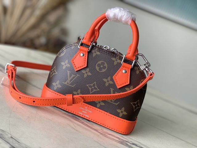 Louis vuitton original monogram canvas nano alma M83205 orange