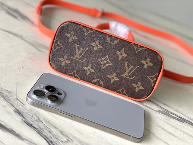 Louis vuitton original monogram canvas nano alma M83205 orange