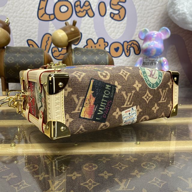 Louis vuitton original monogram canvas side trunk mm M47085