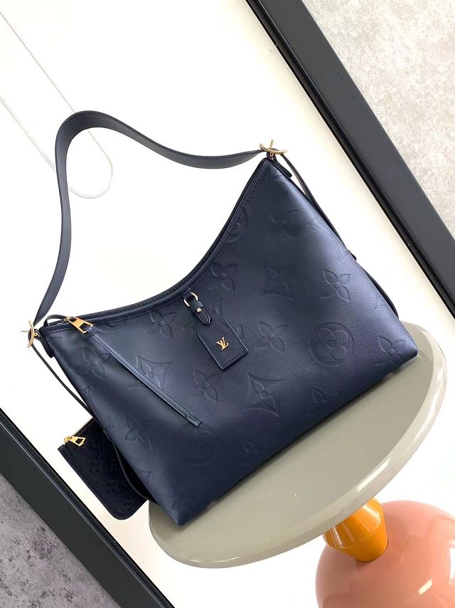 Louis vuitton original calfskin carryAll pm M46289 navy blue