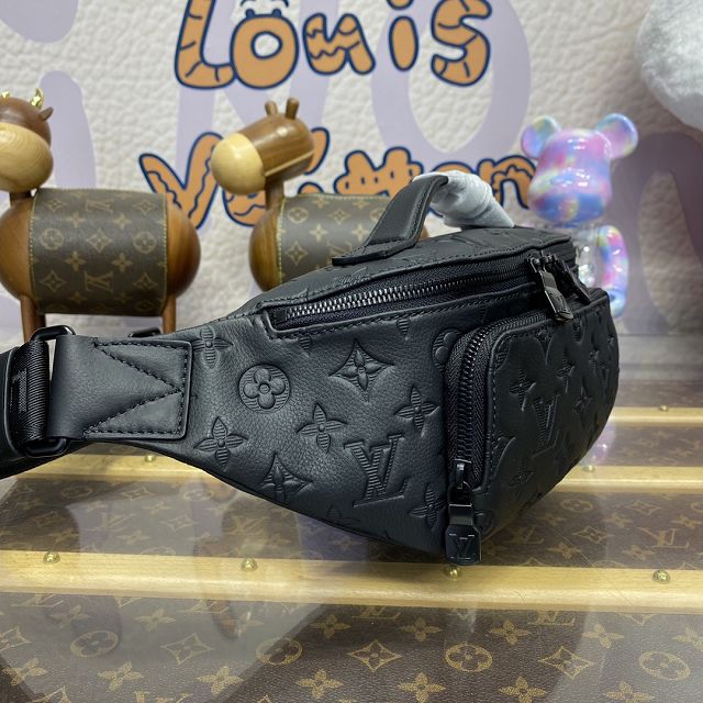 Louis vuitton original calfskin rush bumbag M47058 black