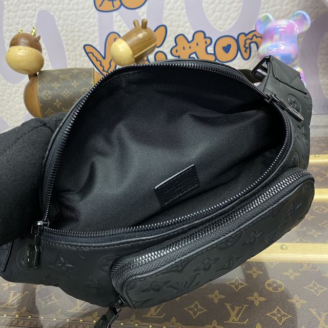 Louis vuitton original calfskin rush bumbag M47058 black