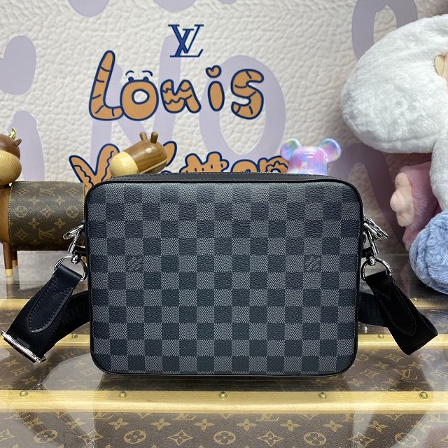 Louis vuitton original damier graphite trio messenger bag N40519