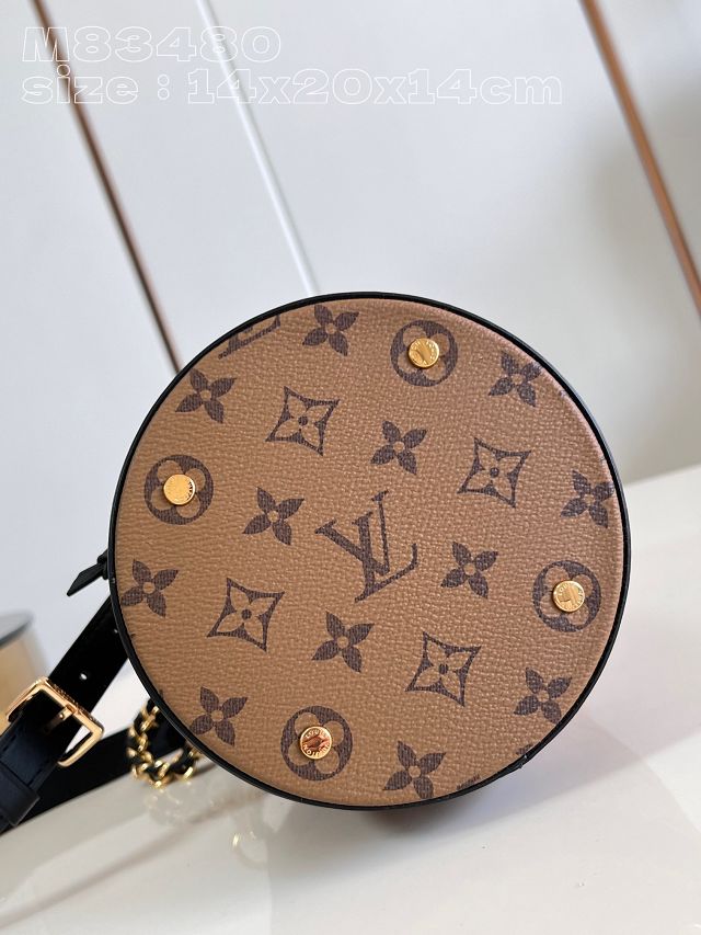 Louis vuitton original monogram reverse canoe bucket bag M83481