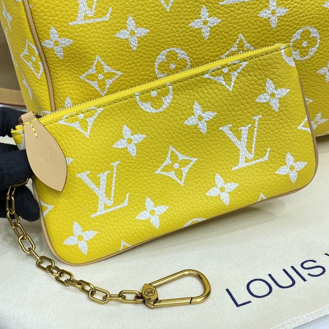 Louis vuitton original soft calfskin speedy P9 40 M24419 yellow